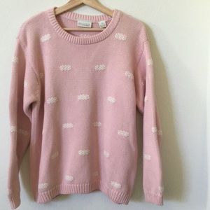 Nordstrom pink cloud oversized vintage sweater